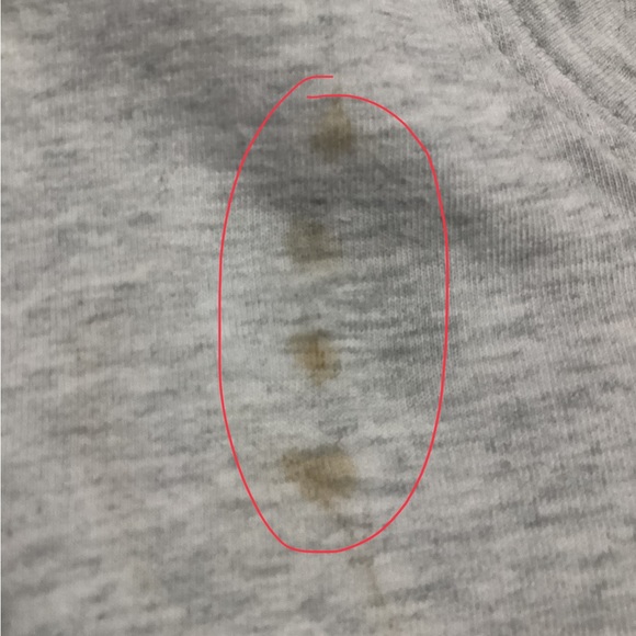 VS PINK Light Grey & Rose Gold Dog Logo Long Sleeve Tee Size M. - Picture 3 of 5